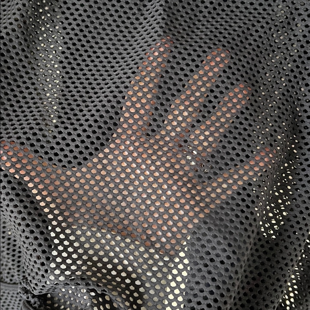 Lululemon black sheer mesh zip jacket - Picture 10 of 11